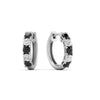 Load image into Gallery viewer, 1-ct.-diamond-small-hoop-earring-with-black-diamond-in-white-gold-FD-EAR10773GBLACK-NL-WG