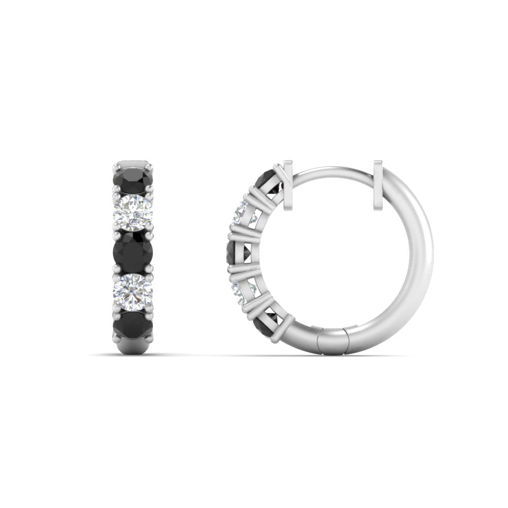 1-ct.-diamond-small-hoop-earring-with-black-diamond-in-white-gold-FD-EAR10773GBLACK-NL-WG