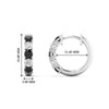 Load image into Gallery viewer, 1-ct.-diamond-small-hoop-earring-with-black-diamond-in-white-gold-FDEAR10773GBLACKANGLE1-NL-WG_72b34c79-4be3-445f-beb7-fb69619c8938