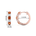 Thumbnail 29 - 1-ct.-diamond-small-hoop-earring-with-orange-sapphire-in-rose-gold-FDEAR10773GSAORANGLE1-NL-RG_1c631edb-f0c2-499d-a5d5-8194f497330e