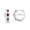 Load image into Gallery viewer, 1-ct.-diamond-small-hoop-earring-with-pink-sapphire-in-white-gold-FDEAR10773GSADRPIANGLE1-NL-WG_22ad0515-e333-4032-a6bf-072c50849876