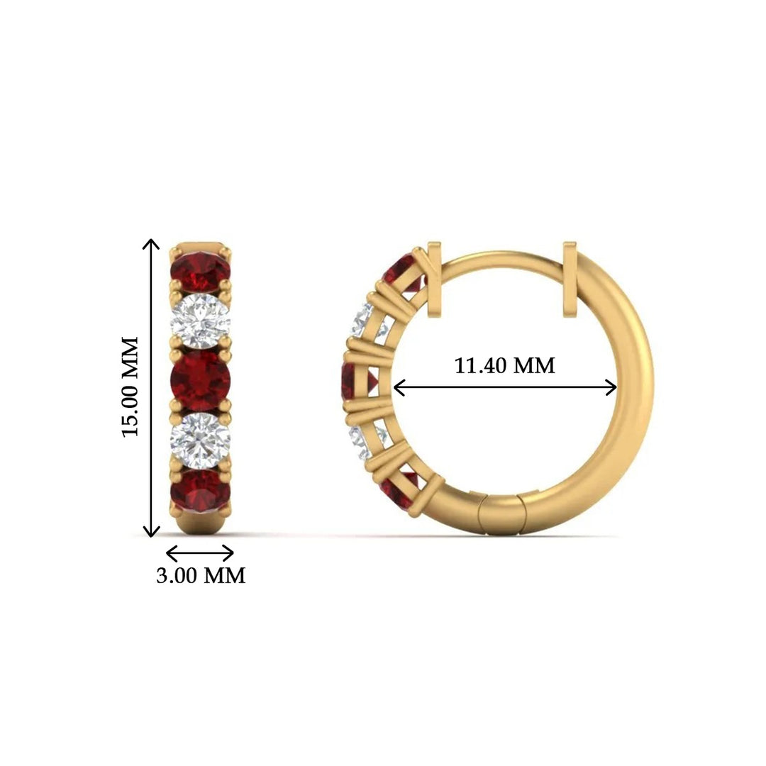 1-ct.-diamond-small-hoop-earring-with-ruby-in-yellow-gold-FDEAR10773GRUDRANGLE1-NL-YG_152b2dd0-3620-44c6-929f-7ae9e7a6947c