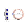 Load image into Gallery viewer, 1-ct.-diamond-small-hoop-earring-with-sapphire-in-rose-gold-FDEAR10773GSABLANGLE1-NL-RG_00bc6bab-c305-4e47-a922-e788a49bd0da