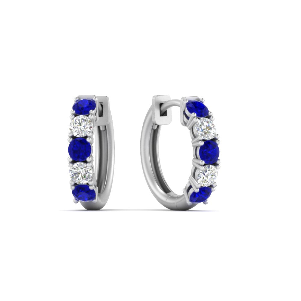 1-ct.-diamond-small-hoop-earring-with-sapphire-in-white-gold-FD-EAR10773GSABL-NL-WG