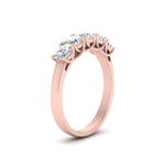 Load image into Gallery viewer, 1-ct.-diamond-trellis-5-stone-wedding-band-in-rose-gold-FD10769RO-1.00CTANGLE3-NL-RG
