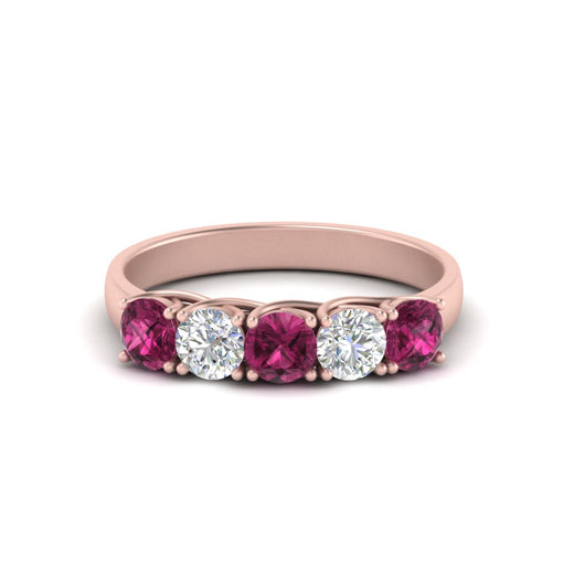 1-ct.-diamond-trellis-5-stone-wedding-band-with-pink-sapphire-in-rose-gold-FD10769RO-1.00CTGSADRPIANGLE3-NL-RG
