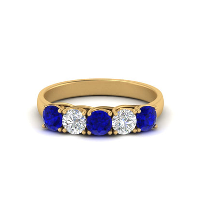 1-ct.-diamond-trellis-5-stone-wedding-band-in-yellow-gold-FD10769RO-1.00CTANGLE3-NL-YG