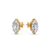 Load image into Gallery viewer, Marquise Diamond 6 Prong Stud Earrings Half Carat