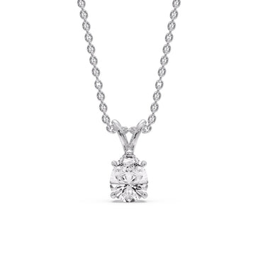 Pear Shaped Solitaire Necklace