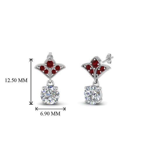 1-ct.-round-art-deco-design-earring-with-ruby-in-950-Platinum-FDEAR8425-0.50CTGRUDR-NL-WG