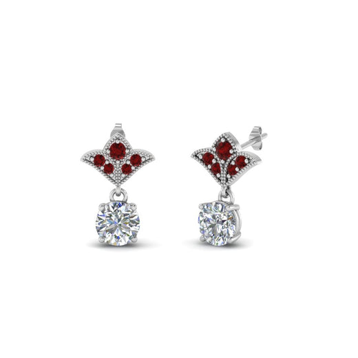 1-ct.-round-art-deco-design-earring-with-ruby-in-950-Platinum-FDEAR8425-0.50CTGRUDR-NL-WG