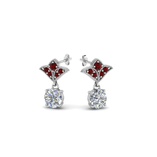1-ct.-round-art-deco-design-earring-with-ruby-in-950-Platinum-FDEAR8425-0.50CTGRUDR-NL-WG