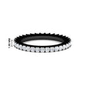 Thumbnail 171 - 1-ctw-diamond-eternity-princess-cut-black-wedding-ring-in-black-gold-FD10247PRB-1.00CT-NL-BG-HW