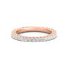 Load image into Gallery viewer, 1-ctw-diamond-eternity-princess-cut-wedding-ring-in-rose-gold-FD10247PRB-1.00CT-NL-RG