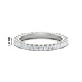 Thumbnail 28 - 1-ctw-diamond-eternity-princess-cut-wedding-ring-in-white-gold-FD10247PRB-1.00CT-NL-WG-HW