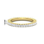 Load image into Gallery viewer, 1-ctw-diamond-eternity-princess-cut-wedding-ring-in-yellow-gold-FD10247PRB-1.00CT-NL-YG-HW
