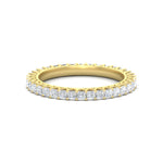 Load image into Gallery viewer, 1-ctw-diamond-eternity-princess-cut-wedding-ring-in-yellow-gold-FD10247PRB-1.00CT-NL-YG
