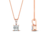 Load image into Gallery viewer, 1.00-ct-asscher-cut-pave-diamond-bail-pendant-in-rose-gold-fdpd11636asangle2-5.50mm-nl-rg.jpg?v=1769514551