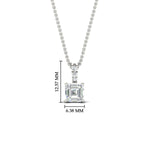 Load image into Gallery viewer, 1.00-ct-asscher-cut-pave-diamond-bail-pendant-in-white-gold-fdpd11636asangle1-5.50mm-nl-wg-hw.jpg?v=1769514551