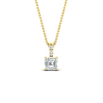 Load image into Gallery viewer, 1.00-ct-asscher-cut-pave-diamond-bail-pendant-in-yellow-gold-fdpd11636asangle1-5.50mm-nl-yg.jpg?v=1769514551