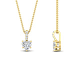 Load image into Gallery viewer, 1.00-ct-elegant-heart-shaped-diamond-pave-bail-pendant-in-yellow-gold-fdpd11636htangle2-6.50mm-nl-yg.jpg?v=1769514564