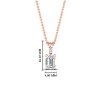 Load image into Gallery viewer, 1.00-ct-emerald-cut-diamond-necklace-with-pave-bail-in-rose-gold-fdpd11636emangle1-7X5mm-nl-rg-hw.jpg?v=1769514554