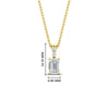 Load image into Gallery viewer, 1.00-ct-emerald-cut-diamond-necklace-with-pave-bail-in-yellow-gold-fdpd11636emangle1-7X5mm-nl-yg-hw.jpg?v=1769514555