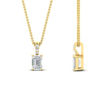 Load image into Gallery viewer, 1.00-ct-emerald-cut-diamond-necklace-with-pave-bail-in-yellow-gold-fdpd11636emangle2-7X5mm-nl-yg.jpg?v=1769514555