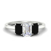 Load image into Gallery viewer, 1.00-ct-emerald-cut-three-stone-black-diamond-engagement-ring-in-white-gold-fdenr9299emgblacksleep-1.00ct-nl-wg.jpg