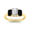 Load image into Gallery viewer, 1.00-ct-emerald-cut-three-stone-black-diamond-engagement-ring-in-yellow-gold-fdenr9299emgblackangle5-1.00ct-nl-yg.jpg