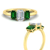Load image into Gallery viewer, 1.00-ct-emerald-cut-three-stone-emerald-engagement-ring-in-yellow-gold-fdenr9299emgemgrangle3-1.00ct-nl-yg.jpg