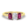 Load image into Gallery viewer, 1.00-ct-emerald-cut-three-stone-pink-sapphire-engagement-ring-in-yellow-gold-fdenr9299emgsadrpisleep-1.00ct-nl-yg.jpg