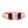Load image into Gallery viewer, 1.00-ct-emerald-cut-three-stone-ruby-engagement-ring-in-rose-gold-fdenr9299emgrudrsleep-1.00ct-nl-rg_22639a2a-a2e1-4a4f-91d5-06ddfc6d9798.jpg?v=1771416824