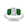 Load image into Gallery viewer, 1.00-ct-radiant-cut-three-stone-emerald-engagement-ring-in-white-gold-fdenr9299ragemgrangle5-1.00ct-nl-wg.jpg