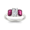 Load image into Gallery viewer, 1.00-ct-radiant-cut-three-stone-pink-sapphire-engagement-ring-in-white-gold-fdenr9299ragsadrpiangle5-1.00ct-nl-wg.jpg