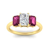 Load image into Gallery viewer, 1.00-ct-radiant-cut-three-stone-pink-sapphire-engagement-ring-in-yellow-gold-fdenr9299ragsadrpiangle5-1.00ct-nl-yg.jpg