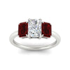 Load image into Gallery viewer, 1.00-ct-radiant-cut-three-stone-ruby-engagement-ring-in-white-gold-fdenr9299ragrudrangle5-1.00ct-nl-wg.jpg