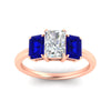 Load image into Gallery viewer, 1.00-ct-radiant-cut-three-stone-sapphire-engagement-ring-in-rose-gold-fdenr9299ragsablangle5-1.00ct-nl-rg.jpg