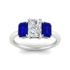 Load image into Gallery viewer, 1.00-ct-radiant-cut-three-stone-sapphire-engagement-ring-in-white-gold-fdenr9299ragsablangle5-1.00ct-nl-wg.jpg