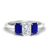 Load image into Gallery viewer, 1.00-ct-radiant-cut-three-stone-sapphire-engagement-ring-in-white-gold-fdenr9299ragsablsleep-1.00ct-nl-wg.jpg