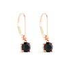 Load image into Gallery viewer, 1.00-ct-round-cut-black-diamond-leverback-dangle-earrings-in-rose-gold-fdear11236rogblackangle3-1.00ct-nl-rg.jpg?v=1768373567