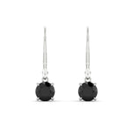Load image into Gallery viewer, 1.00-ct-round-cut-black-diamond-leverback-dangle-earrings-in-white-gold-fdear11236rogblackangle2-1.00ct-nl-wg.jpg?v=1768373567