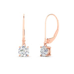 Load image into Gallery viewer, 1.00-ct-round-cut-diamond-leverback-dangle-earrings-in-rose-gold-fdear11236roangle1-1.00ct-nl-rg.jpg?v=1768373566