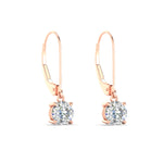 Load image into Gallery viewer, 1.00-ct-round-cut-diamond-leverback-dangle-earrings-in-rose-gold-fdear11236roangle3-1.00ct-nl-rg.jpg?v=1768373566