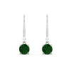 Load image into Gallery viewer, 1.00-ct-round-cut-emerald-leverback-dangle-earrings-in-white-gold-fdear11236rogemgrangle2-1.00ct-nl-wg.jpg?v=1768373567