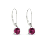 Load image into Gallery viewer, 1.00-ct-round-cut-pink-sapphire-leverback-dangle-earrings-in-white-gold-fdear11236rogsadrpiangle3-1.00ct-nl-wg.jpg?v=1768373567