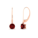 Load image into Gallery viewer, 1.00-ct-round-cut-ruby-leverback-dangle-earrings-in-rose-gold-fdear11236rogrudrangle1-1.00ct-nl-rg.jpg?v=1768373567