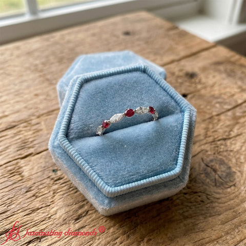 1.25-Carat-_diamond-thin-marquise-and-round-eternity-band-with-ruby-in-white-gold-FDEWB9403-AI-2