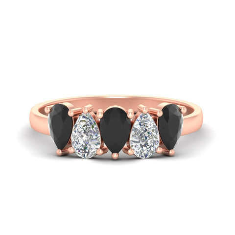 1.25-carat-5-stone-wedding-band-black-diamond-teardrop-in-rose-gold-fdwb8008peblacksleep-1.25ct-nl-rg.jpg