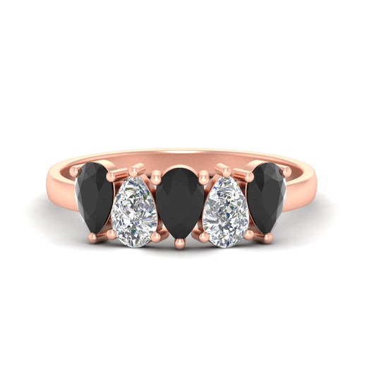 1.25-carat-5-stone-wedding-band-black-diamond-teardrop-in-rose-gold-fdwb8008peblacksleep-1.25ct-nl-rg.jpg